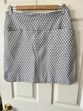 S.C. & Co Black White Golf Tennis Skort Womens Medium